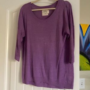 Purple 3/4 sleeve top